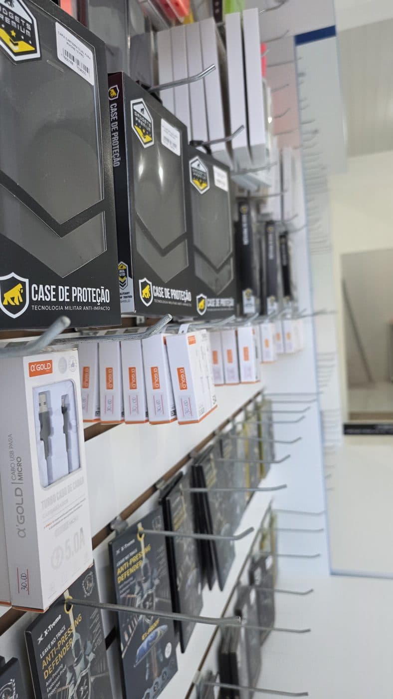 Carregadores e cabos turbo disponíveis na loja